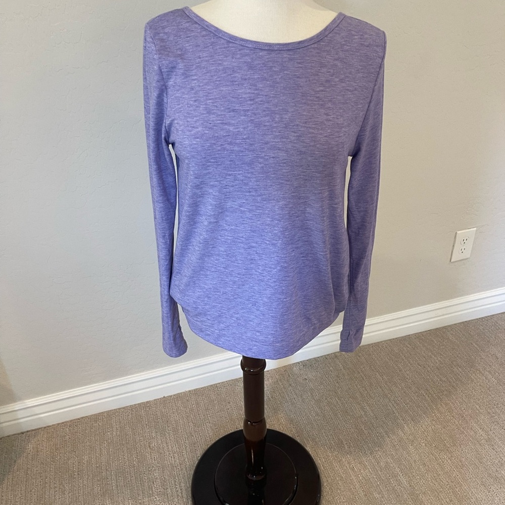 Women's Purple Long Sleeve Top